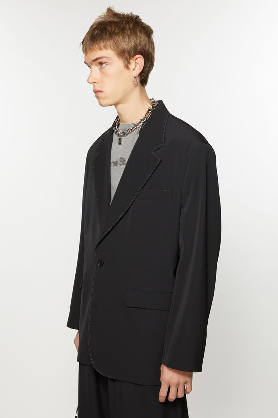 (image for) Smooth-Running Single-breasted suit jacket - Relaxed fit